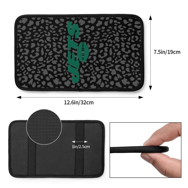 New York Jets printed Car handrail box cushion Personalized car armrest cover