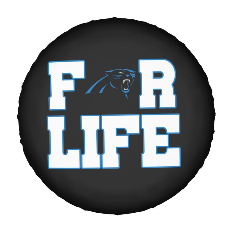 Carolina Panthers Printing tire protection cover car spare tire dust protection cover