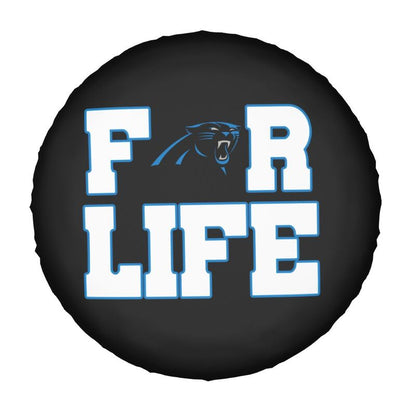 Carolina Panthers Printing tire protection cover car spare tire dust protection cover