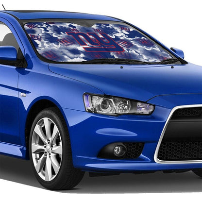 New York Giants Printed multi size car front windshield sunshade car windshield sunshade