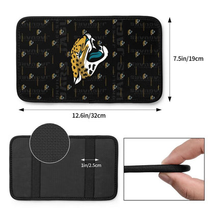 Jacksonville Jaguars printed Car handrail cushion Personalized car armrest cover