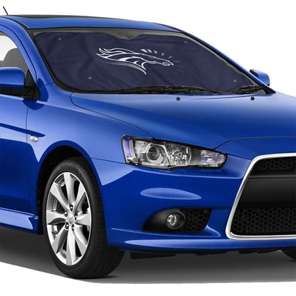 Denver Broncos Print Car windshield sunshades suitable for front Car windshield sunshades