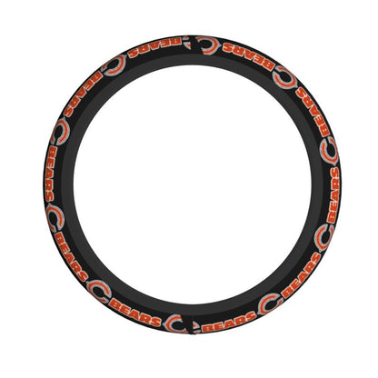 Chicago Bears 5 Printed car protective cover elastic steering wheel cover