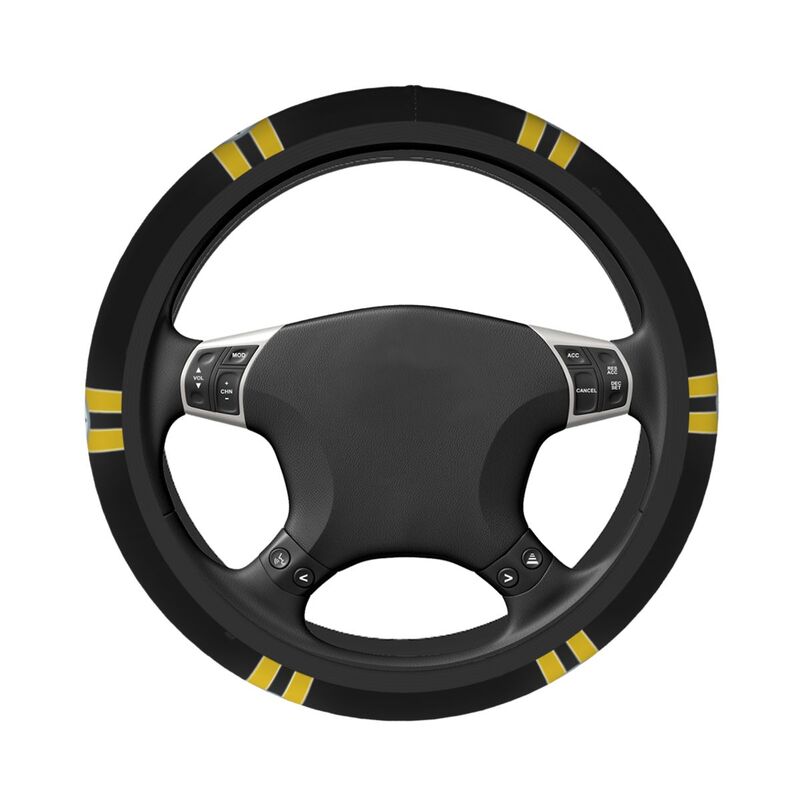 Pittsburgh Steelers Printed elastic steering wheel cover anti slip breathable
