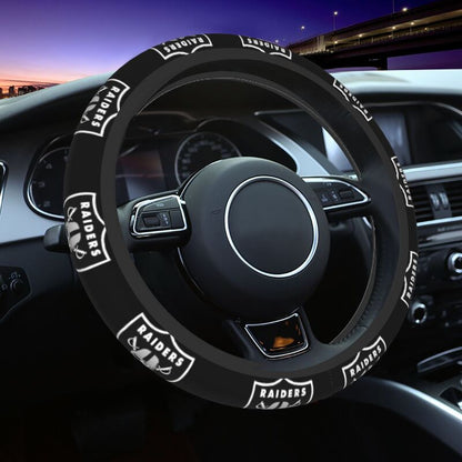 Las Vegas Raiders Printed breathable elastic steering wheel anti slip cover