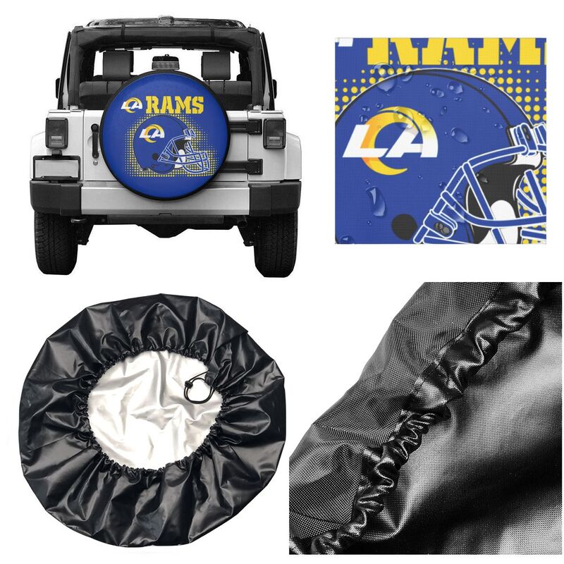 Los Angeles Rams Printed tire protection cover car sun protection tire protection cover