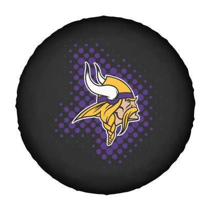 Minnesota Vikings Printing tire protection cover car sun protection tire protection cover
