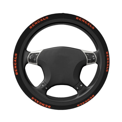 Cincinnati Bengals 1 Printed breathable elastic steering wheel cover anti slip cover