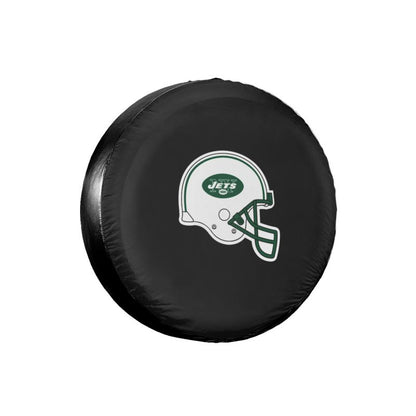 New York Jets 3 Car tire protective cover waterproof and dustproof tire cover