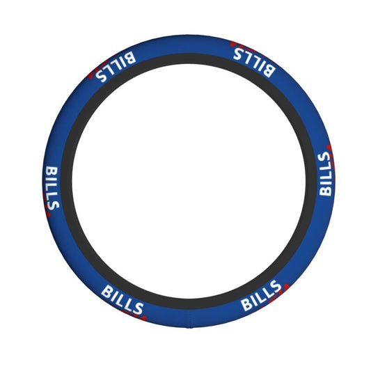 Buffalo Bills 4 Printed breathable anti slip cover elastic steering wheel cover