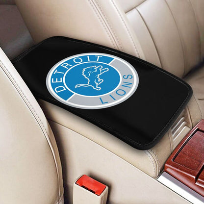 Detroit Lions print car armrest protective cover Car center console armrest pad