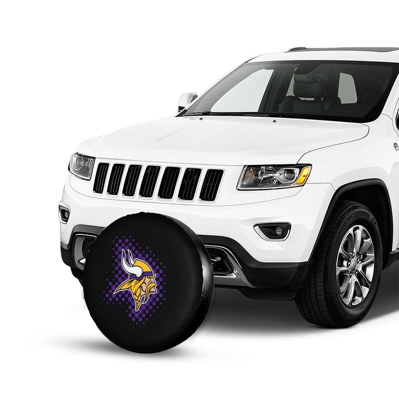 Minnesota Vikings Printing tire protection cover car sun protection tire protection cover