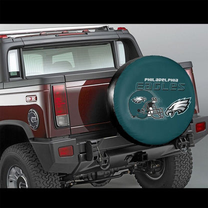 Philadelphia Eagles Print car tire protection cover car spare tire dust protection covers