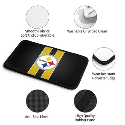 Car armrest box pad Pittsburgh Steelers 1 Printed central armrest box pad protective pad
