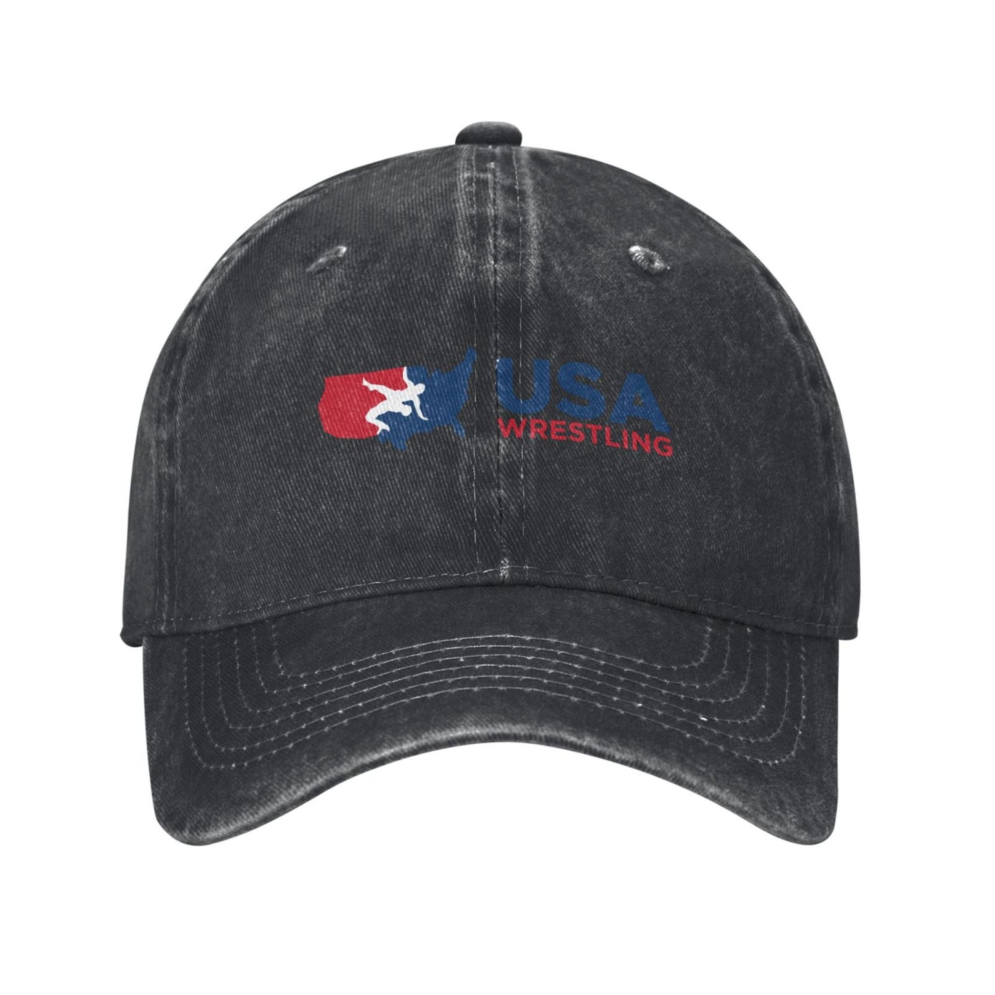 USA Wrestling Printed unisex baseball cap adjustable cap outdoor sun hats trucker hat