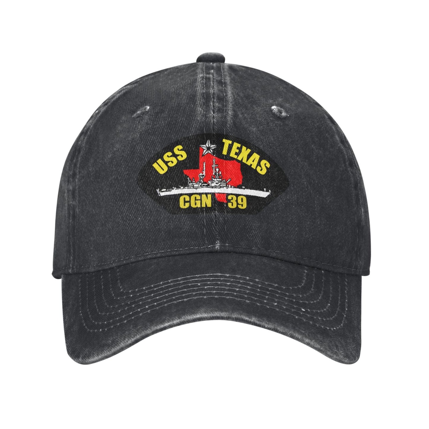 USS Texas Cgn-39 Printed unisex baseball cap outdoor hats adjustable cap trucker gift hat