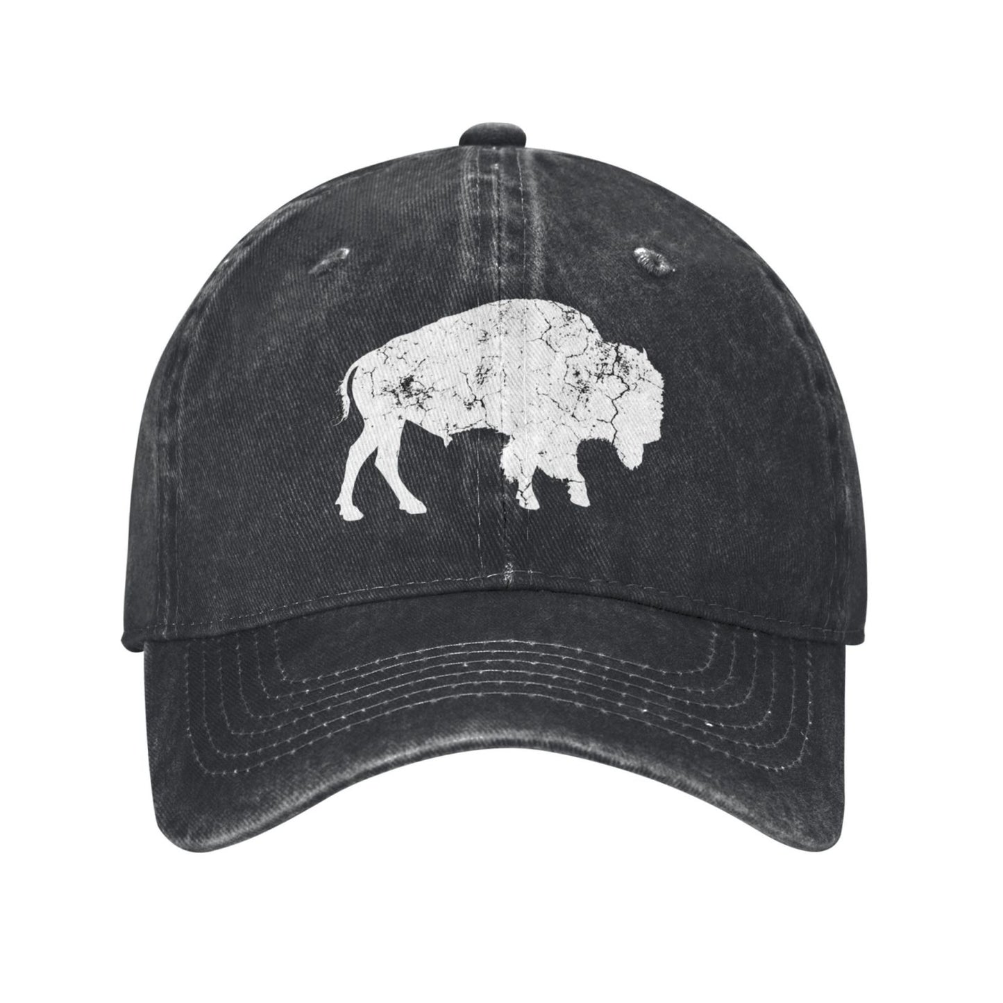 Buffalo Vintage Bison Printed unisex baseball cap outdoor hats adjustable cap trucker gift hat