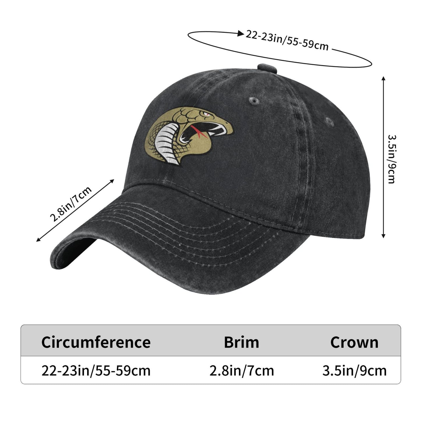Snake Print Printed unisex baseball cap adjustable cap outdoor sun hats trucker hat