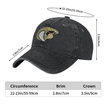 Snake Print Printed unisex baseball cap adjustable cap outdoor sun hats trucker hat