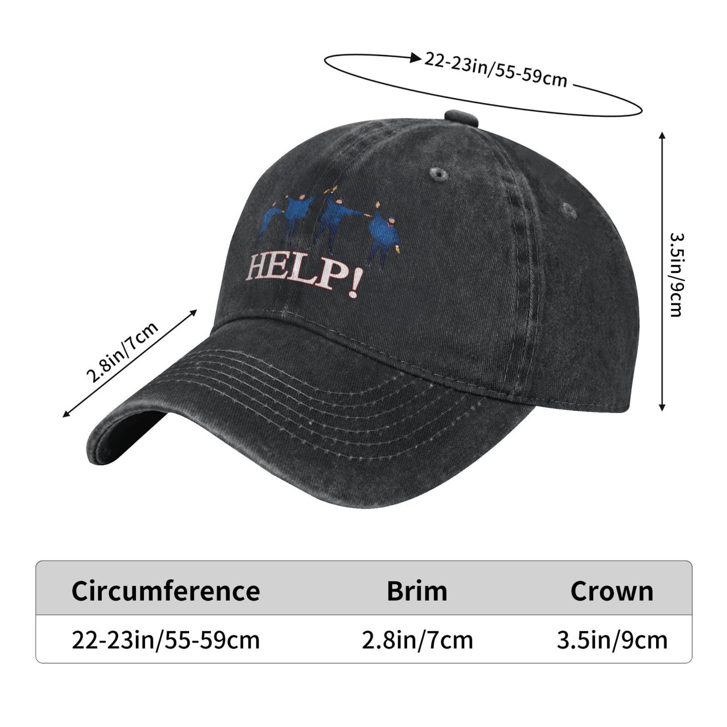 The Beatles Printed unisex baseball cap outdoor hats adjustable cap trucker gift hat