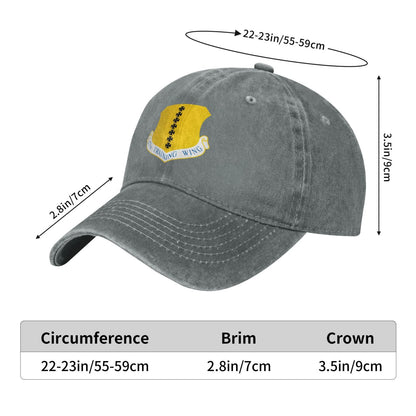 17th_Training_Wing.svg Printing unisex baseball cap adjustable cap veteran gift