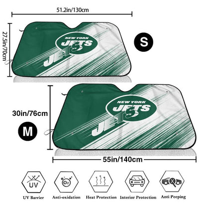 New York Jets Print car windshield sunshade panel car windshield sunshade cover multiple sizes