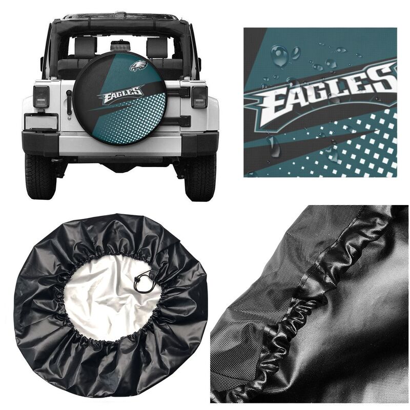 Philadelphia Eagles 2 Tyre protective cover car dustproof sunscreen tyre protective cover
