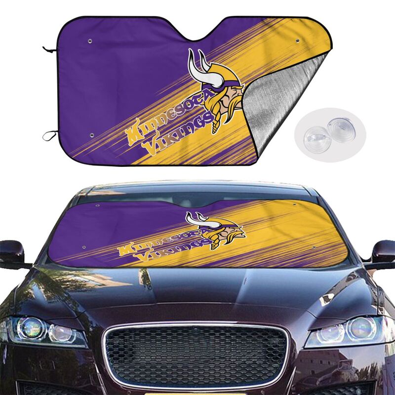 Minnesota Vikings Print car windshield sunshade panel car windshield sunshade cover multiple sizes