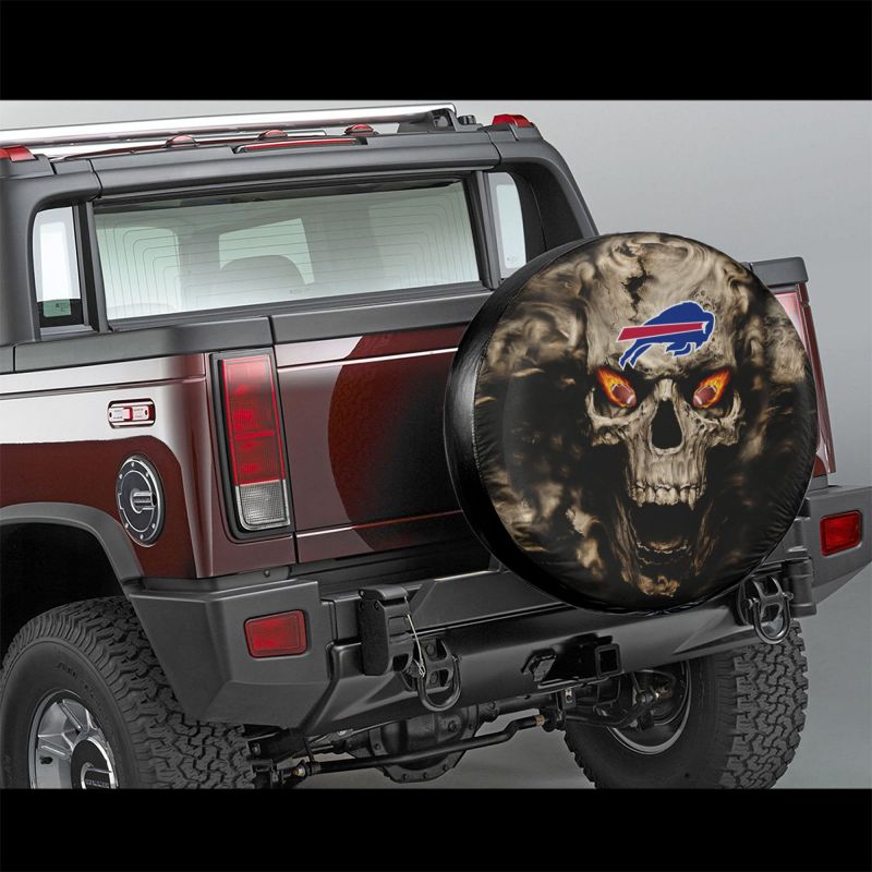 Buffalo Bills print Skull print car tire cover tire dust cover