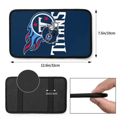 Car armrest box pad Tennessee Titans3 Printed central armrest box pad anti slip pad