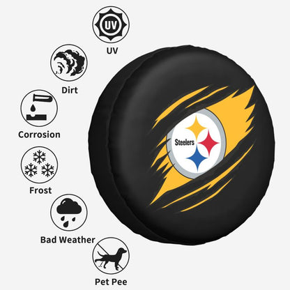 Pittsburgh Steelers Printing car tire covers waterproof car tire covers