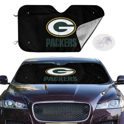 Green Bay Packers 3 Printing suitable for front Car windshield sunshades Car windshield sunshades