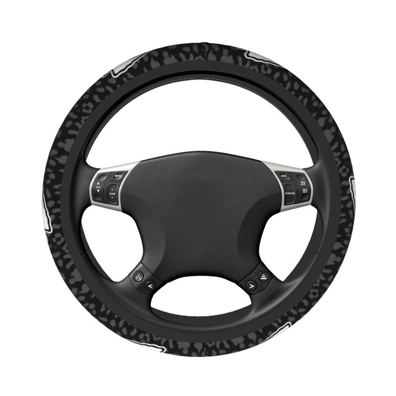 Kansas City Chiefs Printed elastic steering wheel cover car anti-skid cover