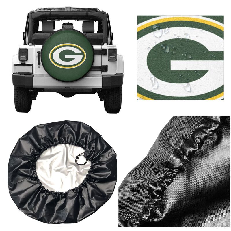 Green Bay Packers 2 Tyre protective cover car dustproof sunscreen tyre protective cover