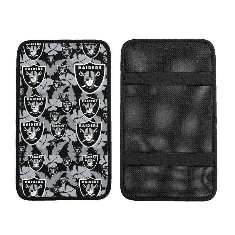 Las Vegas Raiders printing Center console armrest pad car armrest protective cover car
