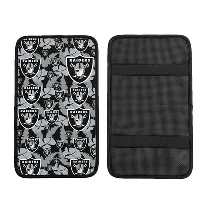 Las Vegas Raiders printing Center console armrest pad car armrest protective cover car