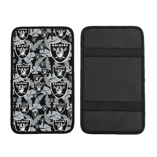 Las Vegas Raiders printing Center console armrest pad car armrest protective cover car