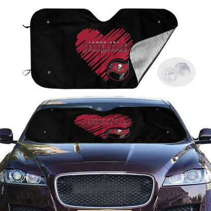 Tampa Bay Buccaneers Printing is suitable car front windshield sunshades Car windshield sunshades