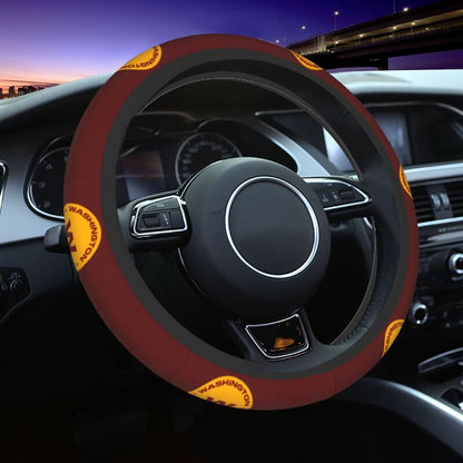 Washington Commanders 1 Printed elastic steering wheel cover car protective cover