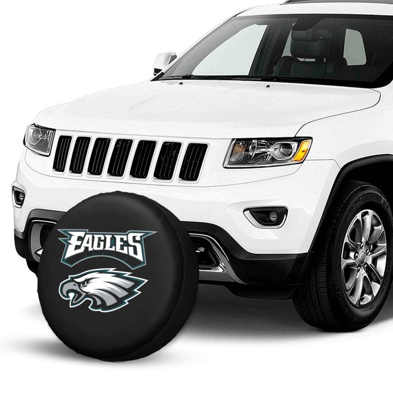 Philadelphia Eagles Car tire protective cover waterproof and dustproof tire cover