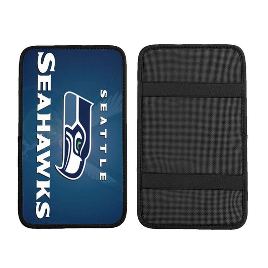 Seattle Seahawks2 Printed car armrest box pad elbow protection pad