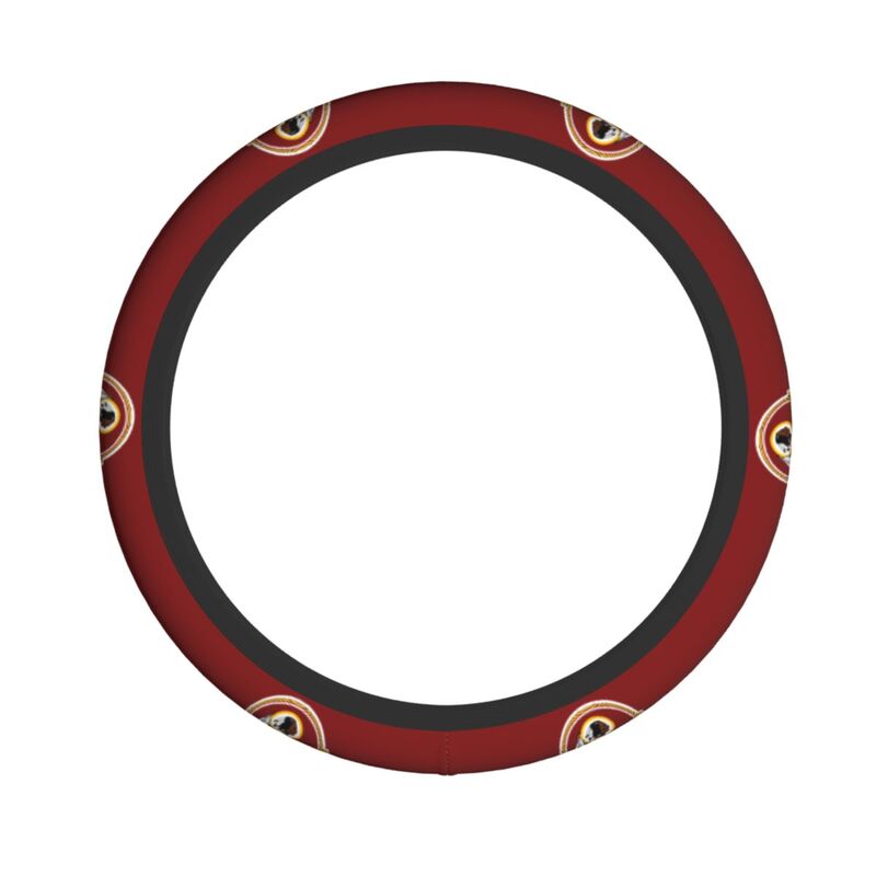 Washington Commanders Printed elastic steering wheel cover anti slip breathable