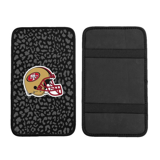 San Francisco 49ers printed Car handrail box cushion Personalized car armrest cover