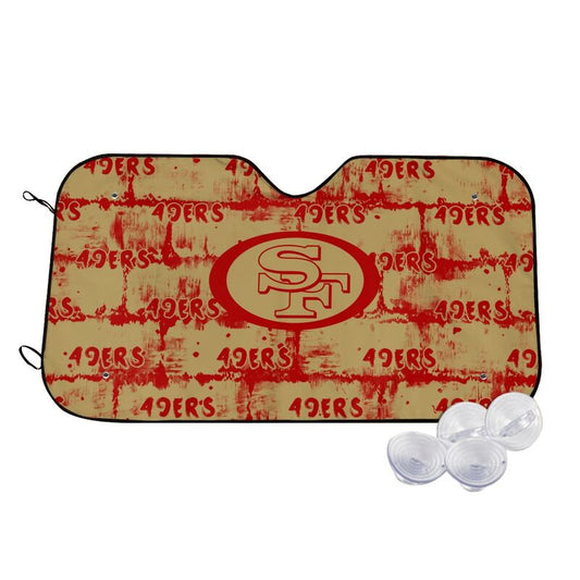 San Francisco 49ers Printed front windshield sunshade car windshield sunshade (multi size)
