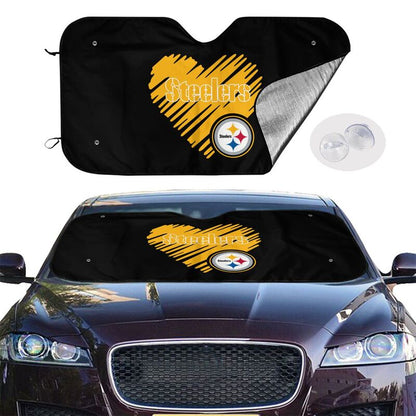 Pittsburgh Steelers Printing is suitable car front windshield sunshades Car windshield sunshades