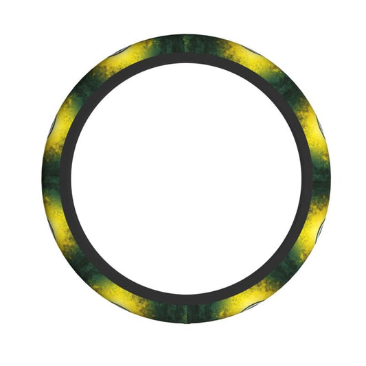 Green Bay Packers 4 Printed breathable anti slip cover elastic steering wheel cover