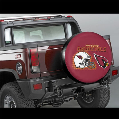 Arizona Cardinals Print car tire protection cover car spare tire dust protection covers