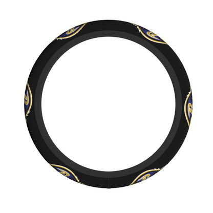 Baltimore Ravens 1 Printed breathable elastic steering wheel cover