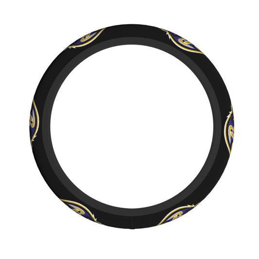 Baltimore Ravens 1 Printed breathable elastic steering wheel cover