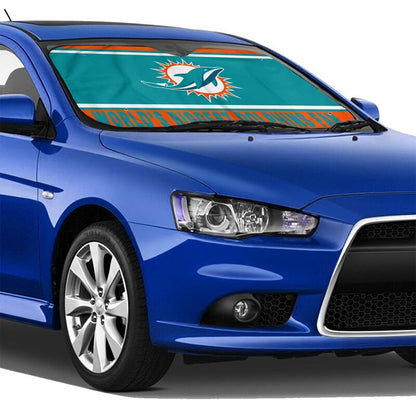 Miami Dolphins Printing is suitable for car front windshield sunshades Car windshield sunshades